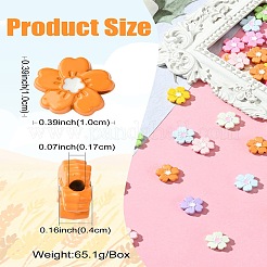 45Pcs 9 Color Baking Paint Alloy Handmade Beads&nbsp;FIND-CJ0002-74