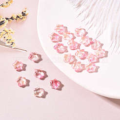 20Pcs Spray Painted Glass Beads&nbsp;GLAA-YW0001-13