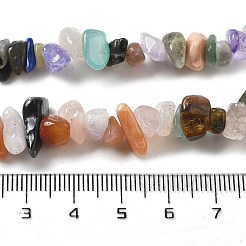 Natural & Synthetic Gemstone Chip Bead Strands&nbsp;G-M205-21
