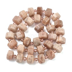 Natural Sunstone Beads Strands&nbsp;G-G453-G01-7x12mm