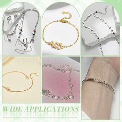18Pcs 6 Styles Brass Chain Extender&nbsp;FIND-NB00002