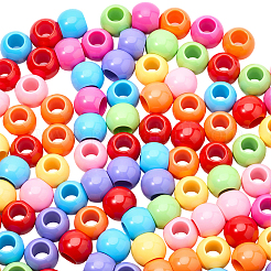200Pcs Opaque Acrylic Beads&nbsp;SACR-SP0001-35A