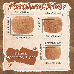 12Pcs 3 Styles Cork Bottle Stoppers&nbsp;AJEW-OC0013-26