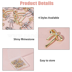 32Pcs 4 Styles Alloy Pendants&nbsp;FIND-HS0001-93