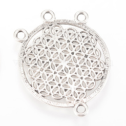 Tibetan Style Alloy Chandelier Components Links&nbsp;TIBE-Q066-21AS-RS