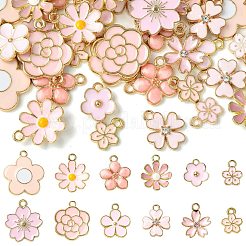 60Pcs 12 Style Alloy Enamel Charms&nbsp;ENAM-CJ0006-03
