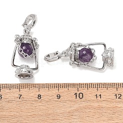 Natural Amethyst Pendants&nbsp;GG-CBA0251-04P-10
