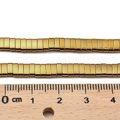 Electroplated Non-magnetic Synthetic Hematite Beads Strands&nbsp;G-G089-A02-04