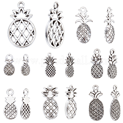 80Pcs 8 Styles Tibetan Style Alloy Charms&nbsp;TIBEP-SC0003-25