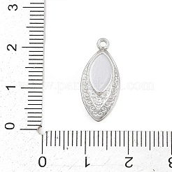 304 Stainless Steel Pendant Cabochon Setting&nbsp;SA-CBA038A-04P