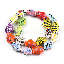 Handmade Porcelain Bead Strands&nbsp;X-PORC-N007-27