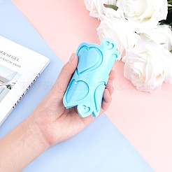 DIY Heart Shape Earring Silicone Mold Kits&nbsp;DIY-OC0002-79