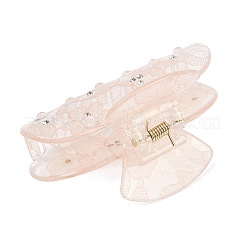 Acrylic Rhinestone Claw Hair Clips&nbsp;PHAR-K007-01C