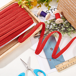 Polyester Centipede Lace Ribbons&nbsp;SRIB-WH0011-066A