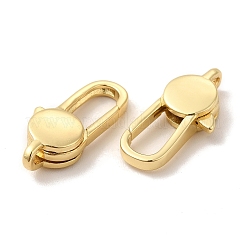 Eco-Friendly Rack Plating Brass Lobster Claw Clasps&nbsp;KK-F851-01G