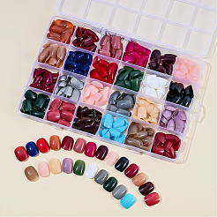 ABS Plastic Pure Color Press On False Nails&nbsp;MRMJ-WH20004-32A