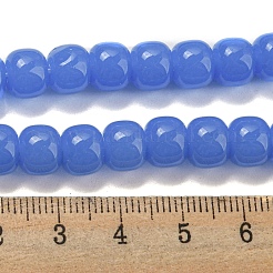 Imitation Jade Glass Beads Strands&nbsp;GLAA-NH0002-A02