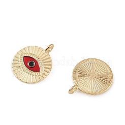 Alloy Enamel Pendants&nbsp;PALLOY-P312-01G-M