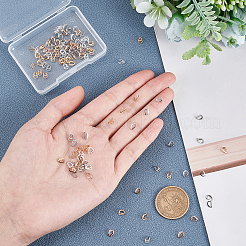 120Pcs 4 Color 304 Stainless Steel Pendant Bails&nbsp;STAS-UN0023-98