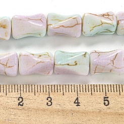 Baking Paint Synthetic Turquoise Beads Strands&nbsp;G-H060-06D