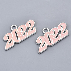 Alloy Enamel Pendants&nbsp;PALLOY-N160-001-04S-RS