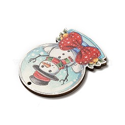 Single Face Printed Wood Big Pendants&nbsp;WOOD-H102-02D