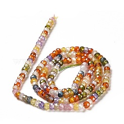 Cubic Zirconia Bead Strands&nbsp;ZIRC-G001-01L