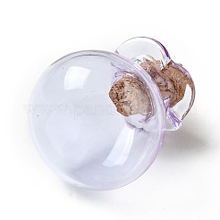 Lucky Bag Shape Glass Cork Bottles Ornament&nbsp;LS-AJEW-A039-02F