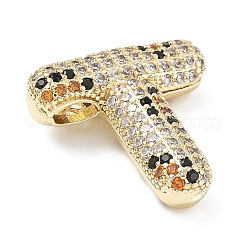 Brass Micro Pave Cubic Zirconia Pendants&nbsp;KK-Z108-02G-T