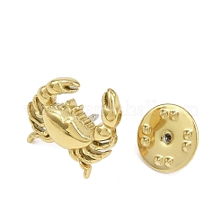 Crab 304 Stainless Steel Lapel Pin Backs for Clothes&nbsp;JEWB-P051-02G