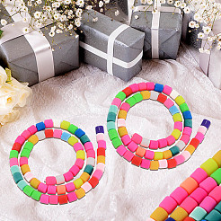 Handmade 610Pcs 10 Strands Polymer Clay Bead Strands&nbsp;CLAY-SC0001-37