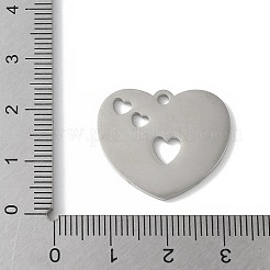 304 Stainless Steel Filigree Pendants&nbsp;STAS-E501-07P