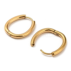 Ion Plating(IP) Stainless Steel Hoop Earrings&nbsp;X-EJEW-P232-02G
