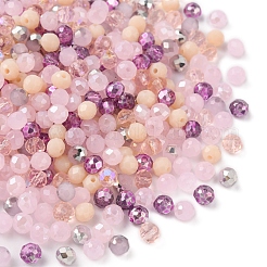 500Pcs Electroplat Opaque Glass Beads&nbsp;EGLA-YW0001-39B