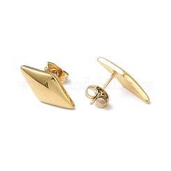Ion Plating(IP) 304 Stainless Steel Stud Earring for Women&nbsp;EJEW-I285-22G
