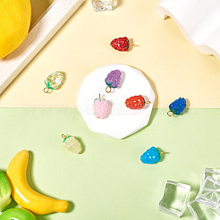 8Pcs Lampwork Pendants&nbsp;PALLOY-TAC0157