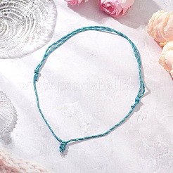 6Pcs 6 Colors Adjustable Polyester & Spandex Cord Necklace Making&nbsp;NJEW-JN05362