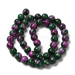 Natural Dyed White Jade Beads Strands&nbsp;G-M402-C03-16