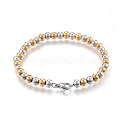 201 Stainless Steel Ball Chain Bracelets&nbsp;BJEW-E295-05