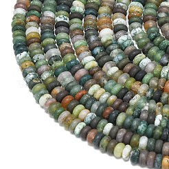 Natural Indian Agate Beads Strands&nbsp;G-P575-A08-4x2mm
