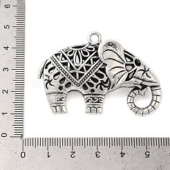 Tibetan Style Alloy Pendants&nbsp;TIBEP-R212-AS-RS