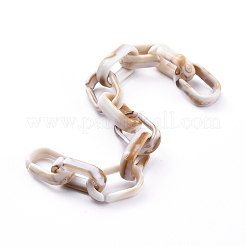 Handmade Acrylic Cable Chains&nbsp;AJEW-JB00535-07