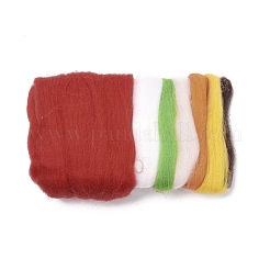 Christmas Theme Santa Claus Brooch Needle Felting Kit&nbsp;DIY-K055-09