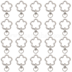 24Pcs Alloy Swivel Clasps&nbsp;FIND-SC0017-49B