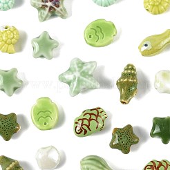 26Pcs 13 Styles Handmade Porcelain Beads&nbsp;PORC-FS0001-41
