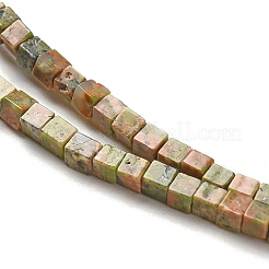 Natural Unakite Beads Strands&nbsp;G-B064-A10