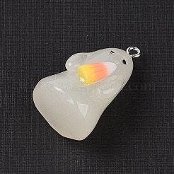 Halloween Theme Luminous Resin Pendants&nbsp;RESI-S06-01E