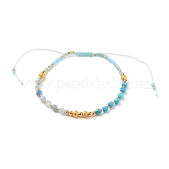 Adjustable Nylon Thread Braided Bead Bracelets&nbsp;BJEW-JB05593