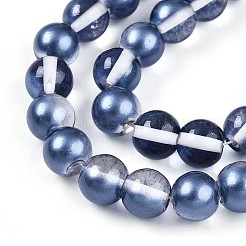 Baking Paint Transparent Glass Beads&nbsp;X1-DGLA-N011-10mm-08