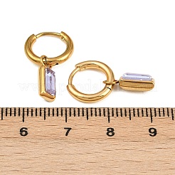 304 Stainless Steel Rectangle Hoop Earrings&nbsp;EJEW-I320-29G